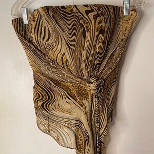 Sparkly, Animal print, party dress